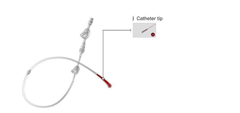 Semitec India NTC thermistor in catheter tip for medical applications